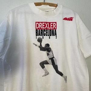 1992 clyde drexler portland trailblazers tee